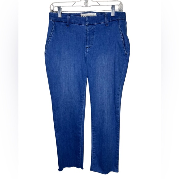 Frank & Eileen Denim - Frank & Eileen Wicklow The Italian Chino Pants Cropped Blue Italian Denim size 6